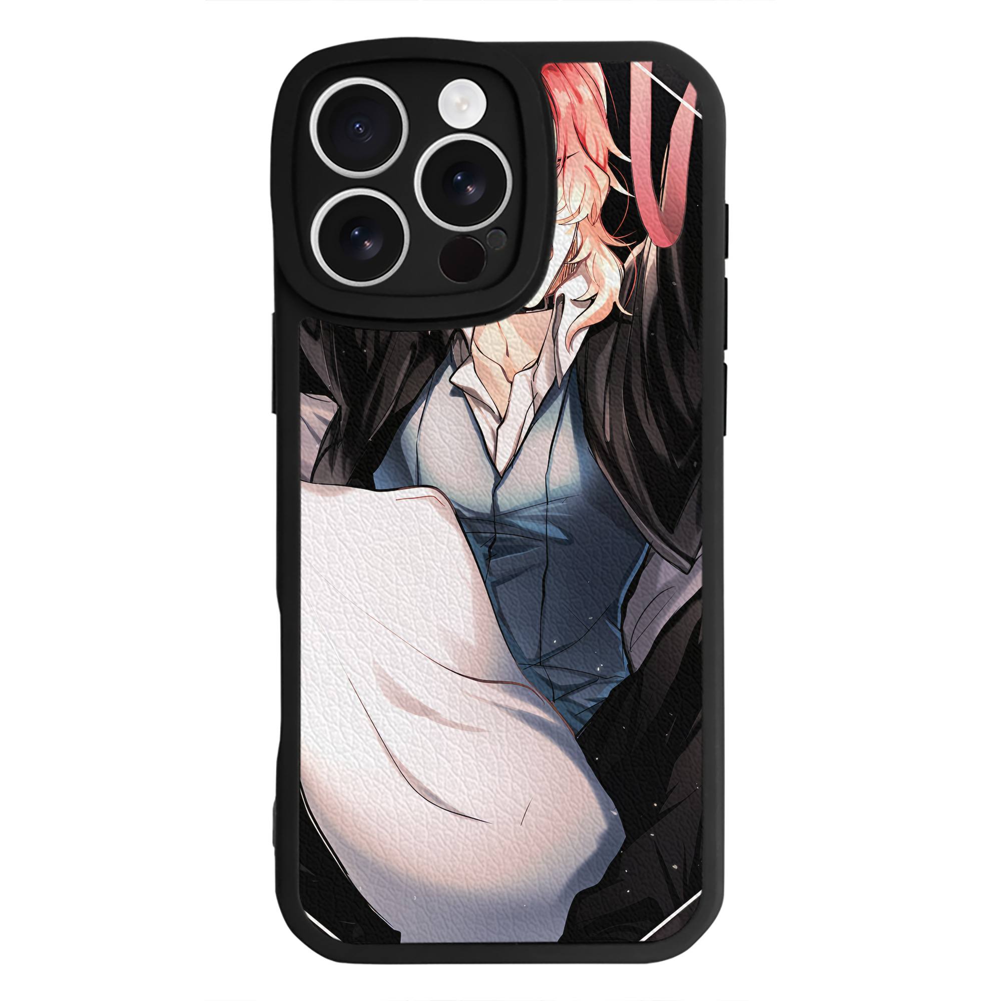 （画像用） 文豪ストレイドッグス Bungo Stray Dogs 【iPhone 16シリーズ対応】シリコンスマホケース（レザー調） 材質：シリコン